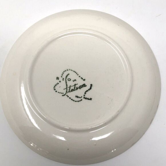 VTG Stetson China Rio Set/7 Dessert Plates Eclectic Mix Floral/Fruit Designs 6" - Picture 7 of 12